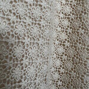 Sézane Magalia skirt, ecru guipure, size 8, new without tags